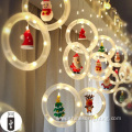 USB Merry Christmas Curtain LED String Lights